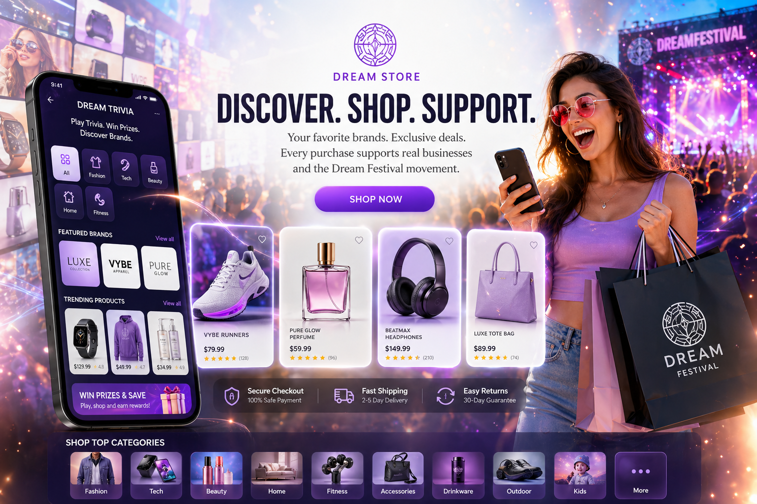 Dream Store premium marketplace preview