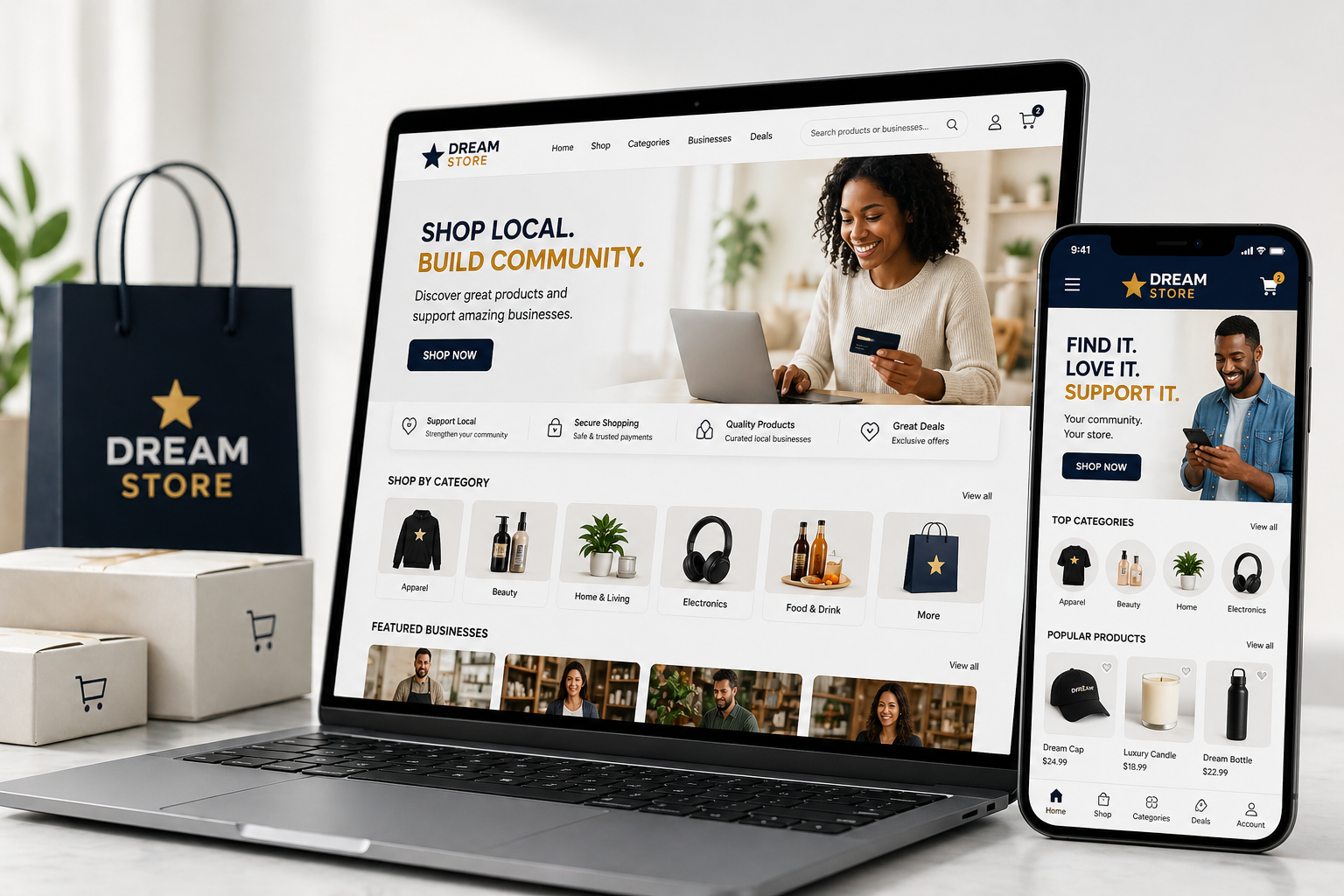 Dream Store digital storefront