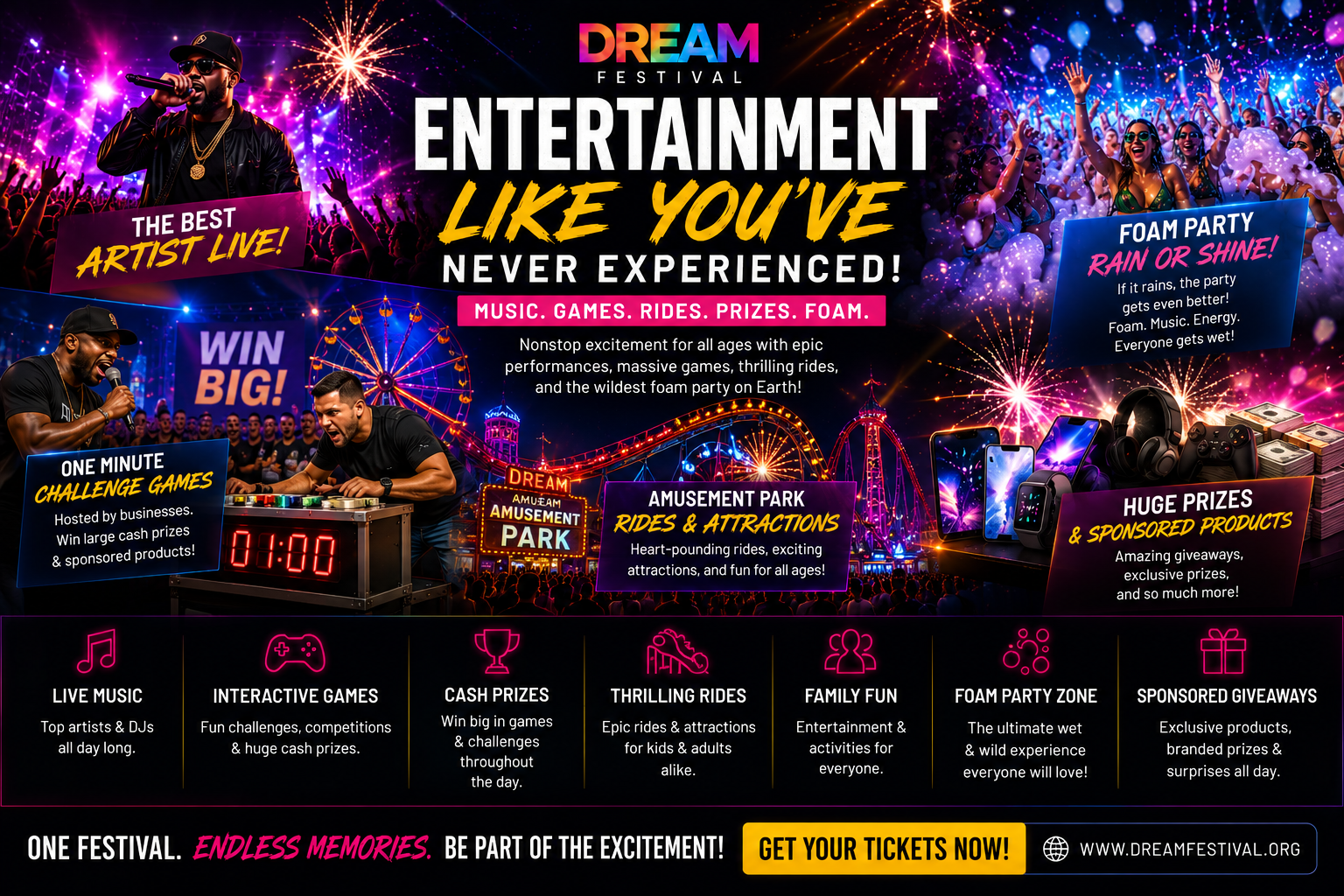 Dream Festival Entertainment promo