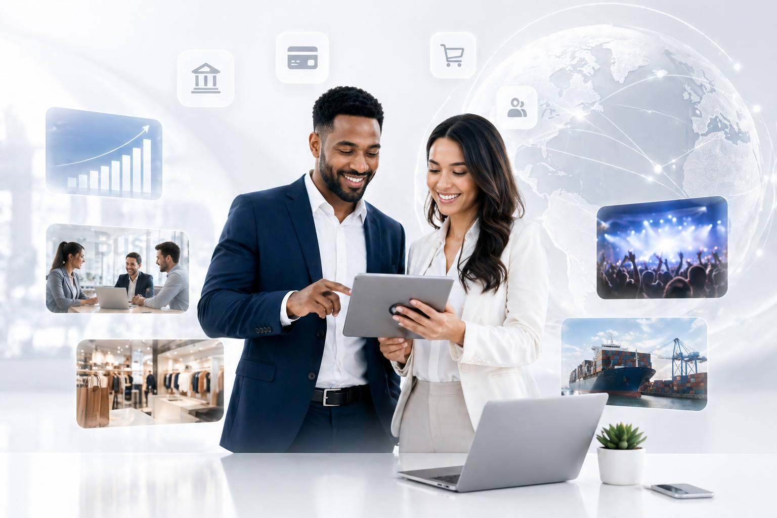 Business growth platform with digital, festival, and networking experiences