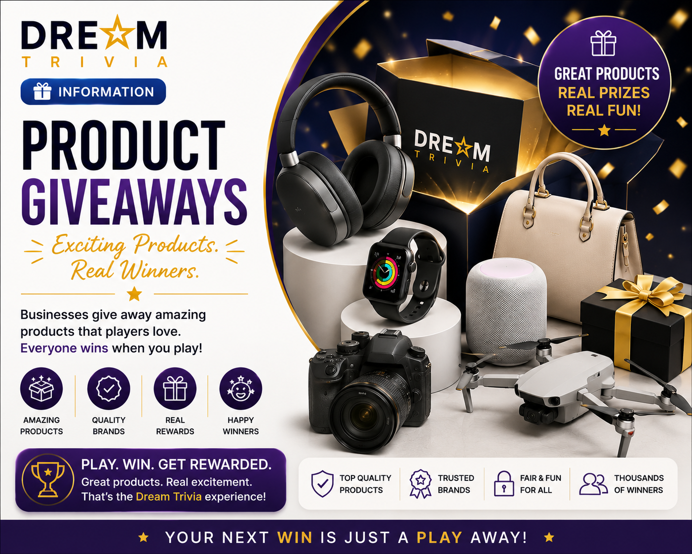 Product giveaways